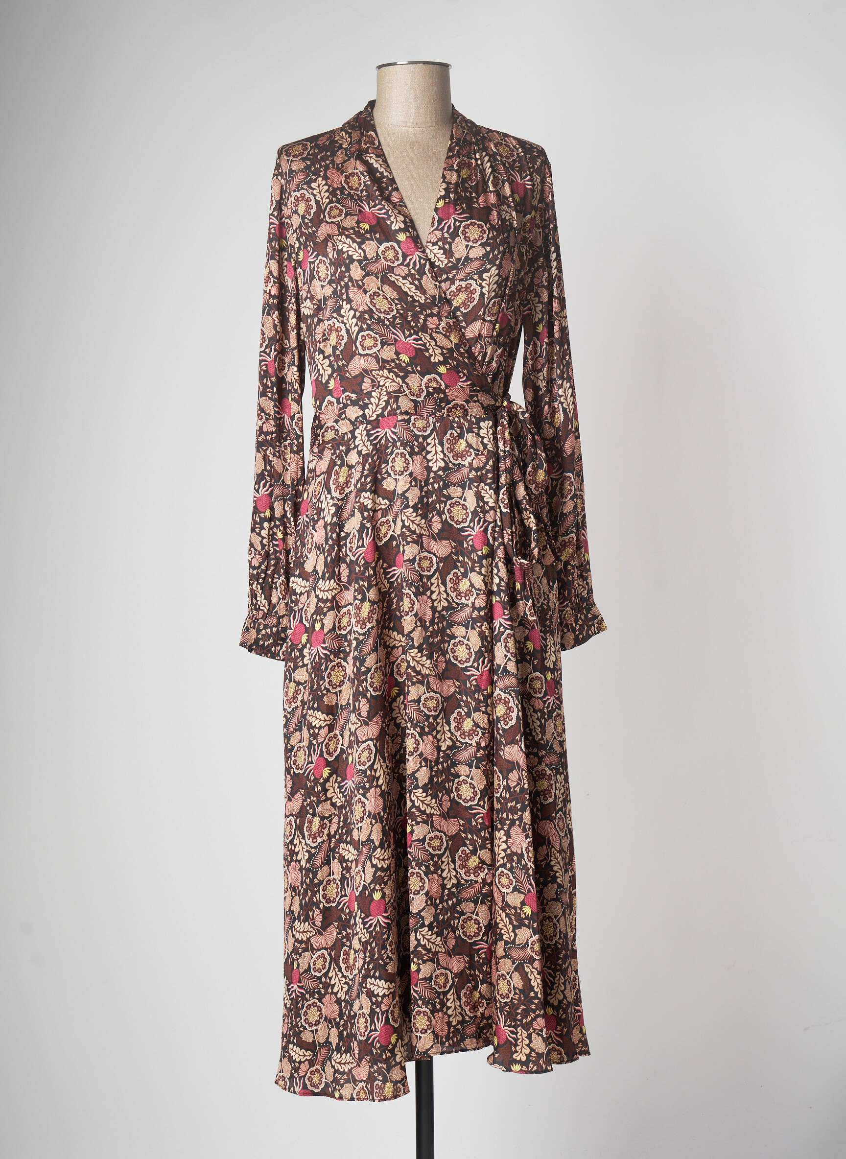 Pusilgių suknelė rudas SCOTCH & SODA moteris