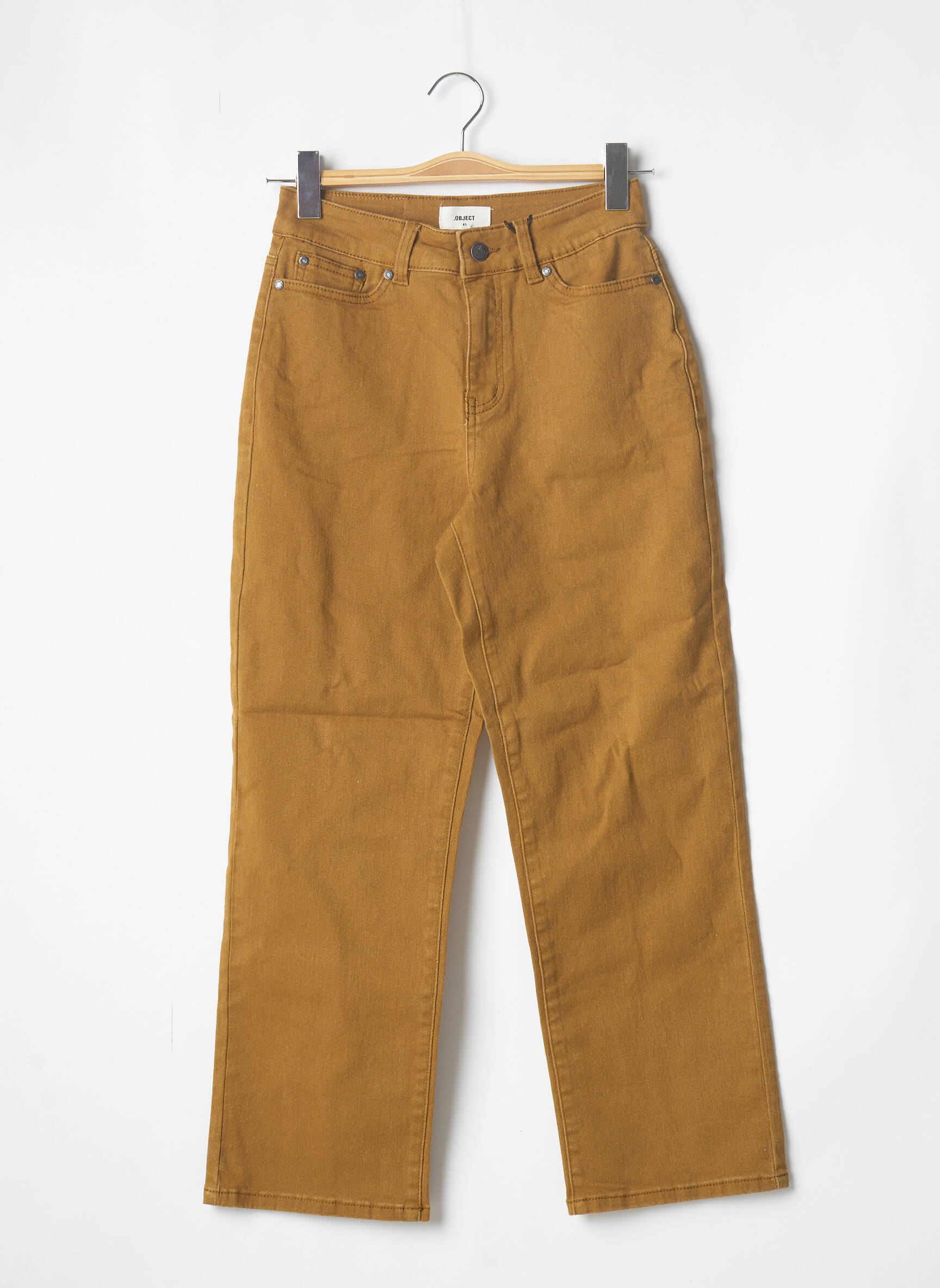 Bootcut džinsai geltona OBJECT moteris