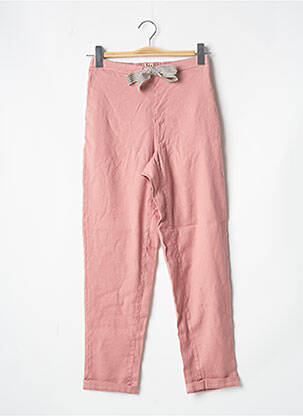 Pantalon rožinė BELLEROSE moteris