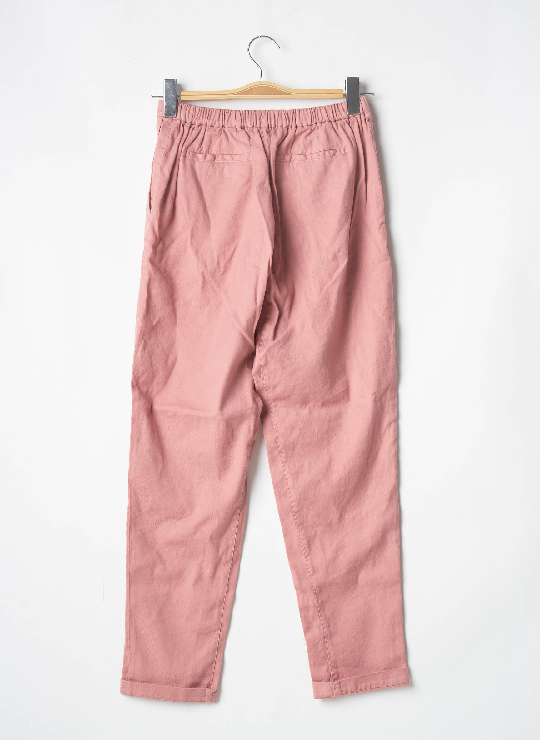 Pantalon rožinė BELLEROSE moteris