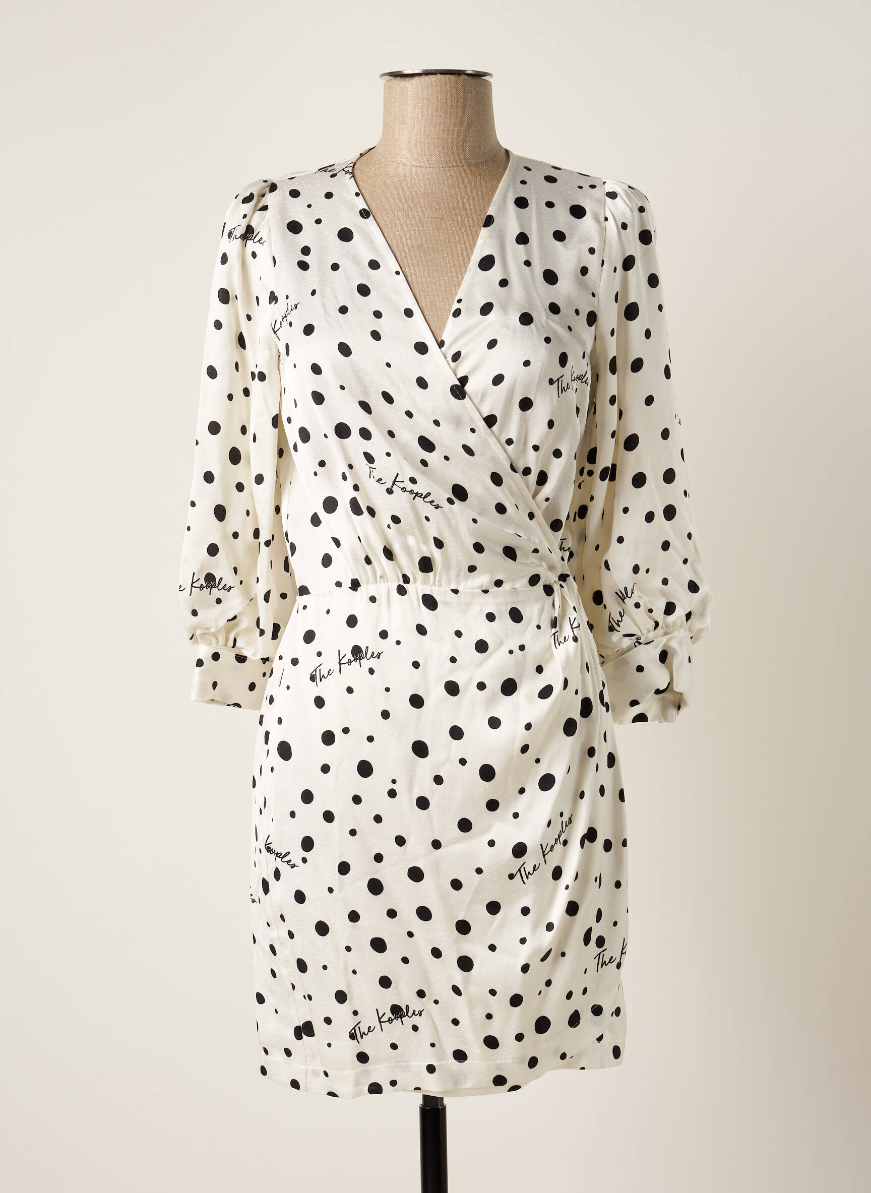 Trumpa suknelė baltas THE KOOPLES moteris
