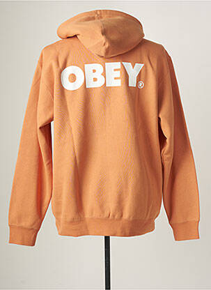 Mikroskopas oranžinė OBEY vyras