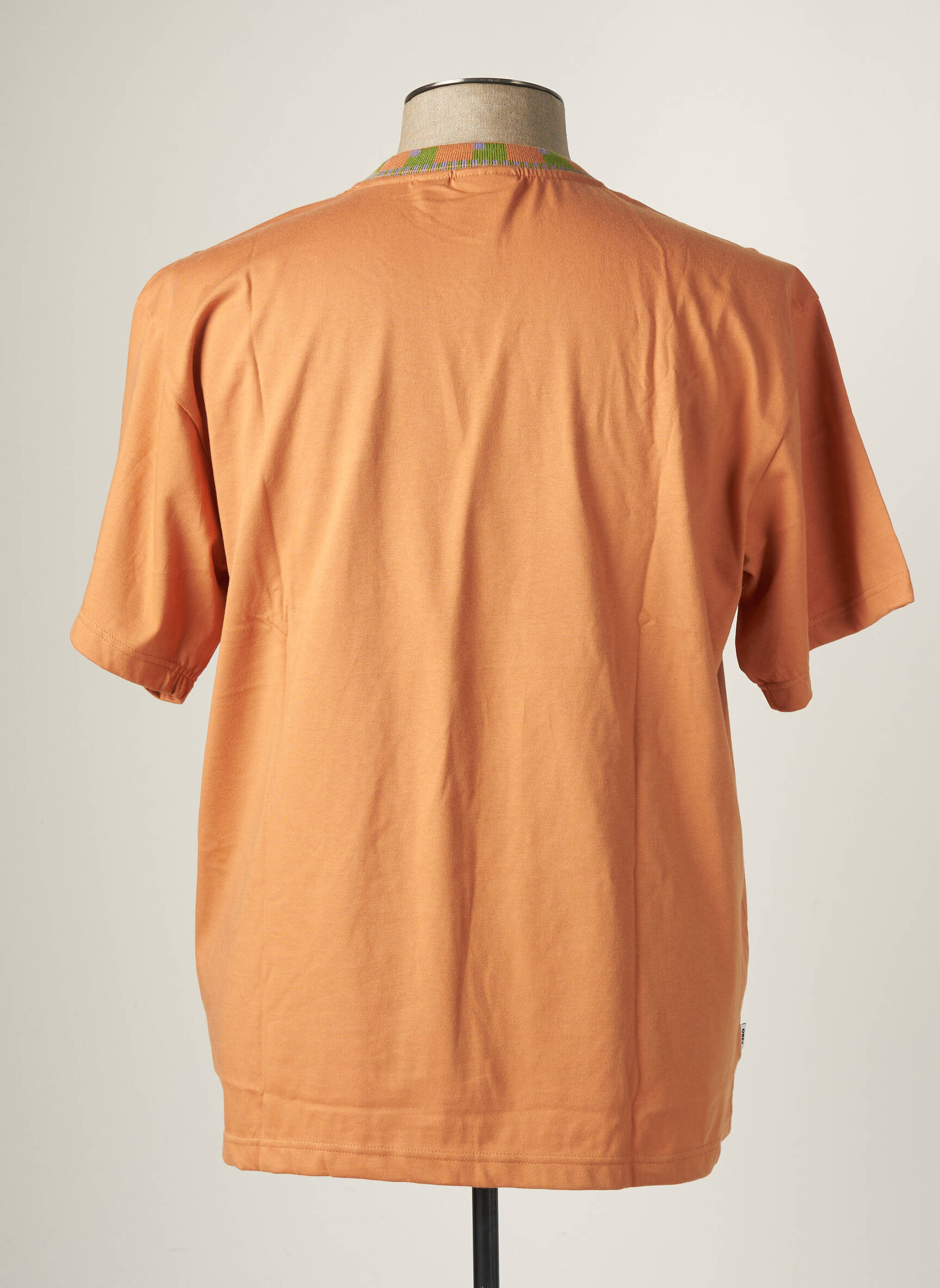 T-marškinys oranžinė OBEY vyras