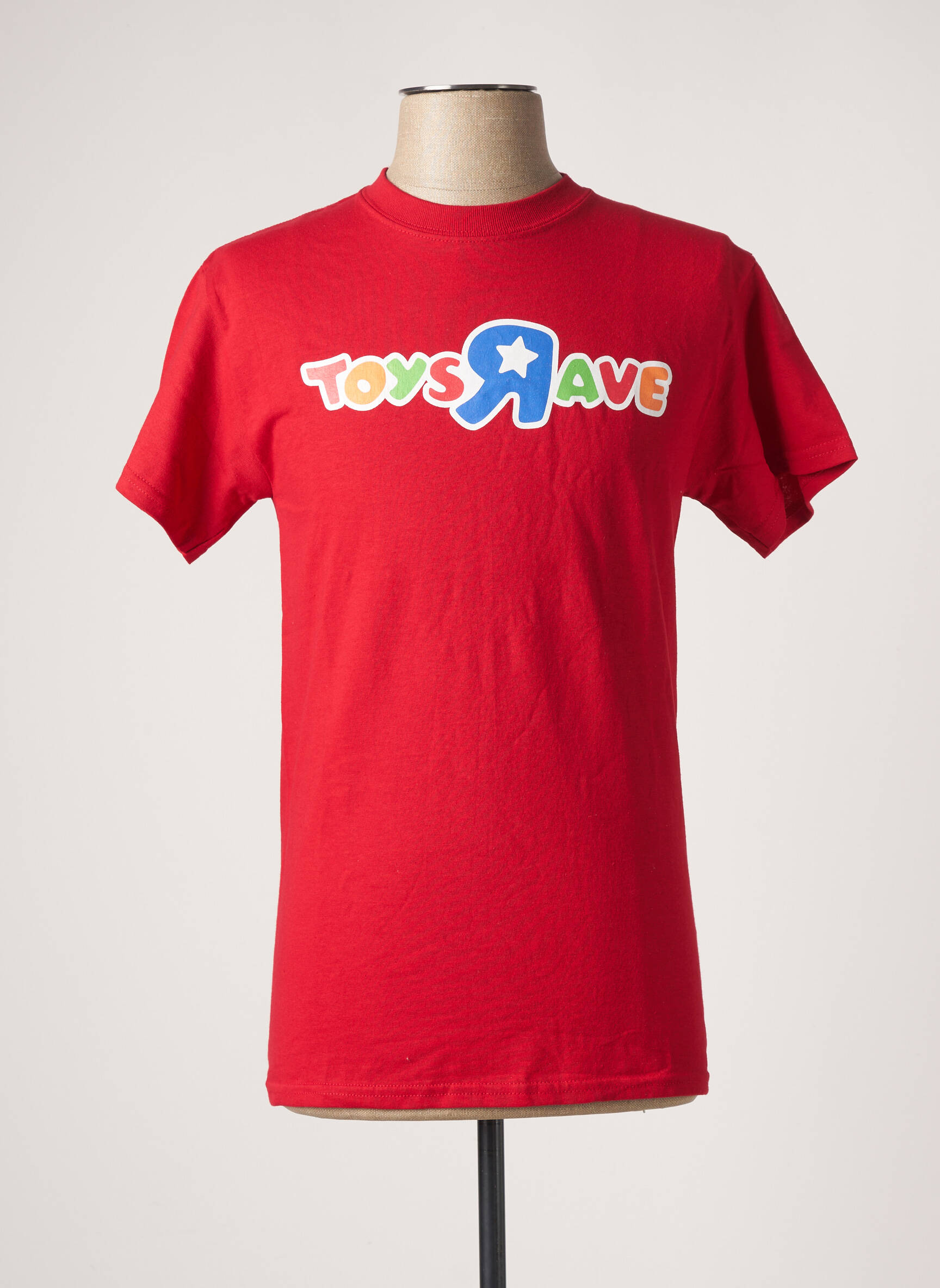 T-marškinys raudona RAVE SKATEBOARDS vyras