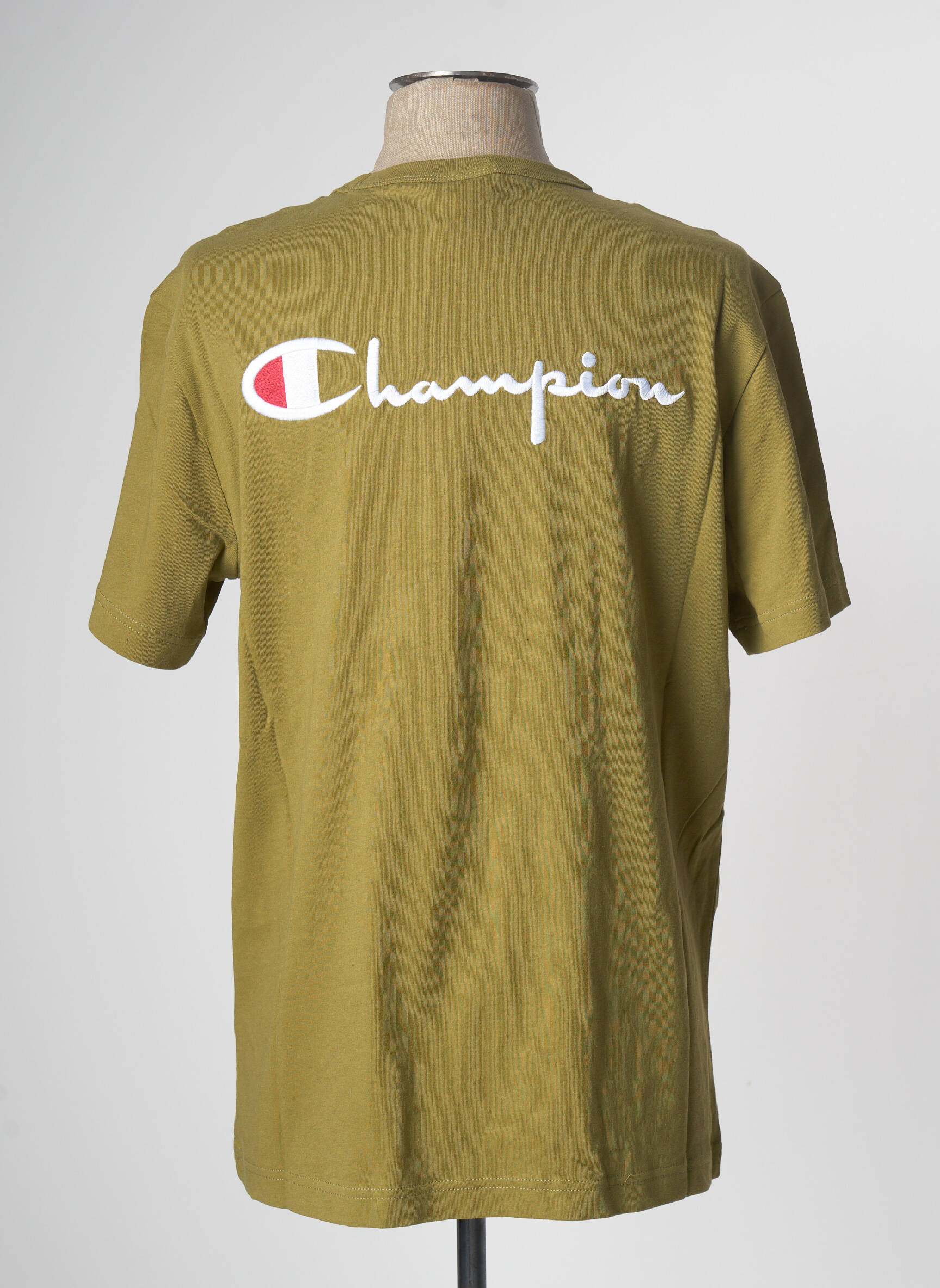 T-marškinys kaki CHAMPION vyras