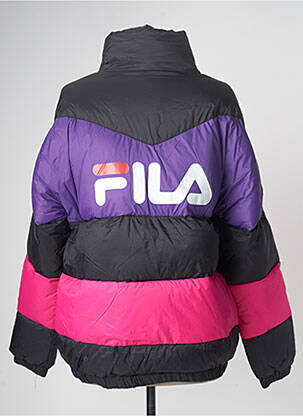 Pūkinė striukė juodas FILA moteris