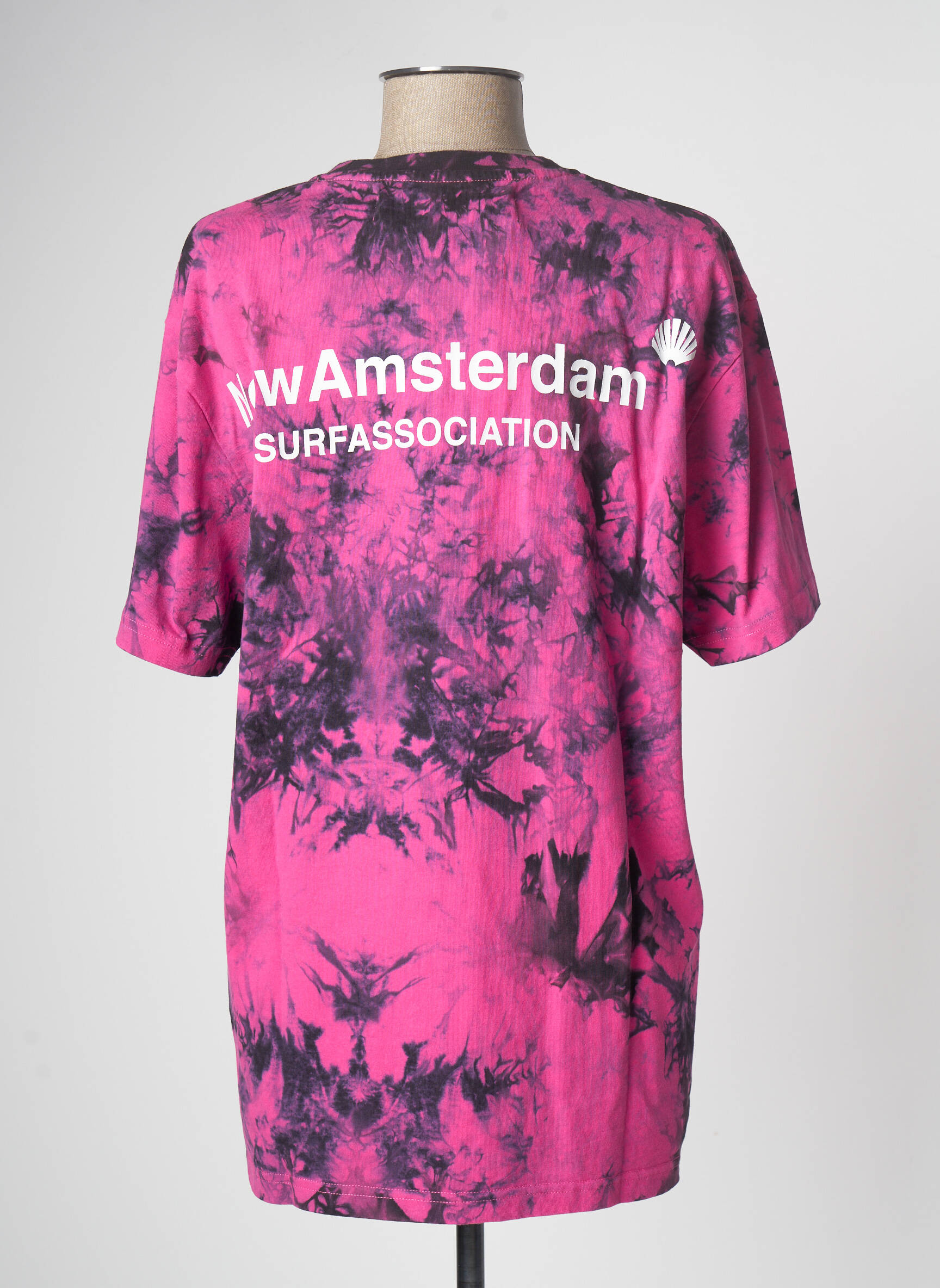 T-marškinys rožinė NEW AMSTERDAM SURF ASSOCIATION moteris