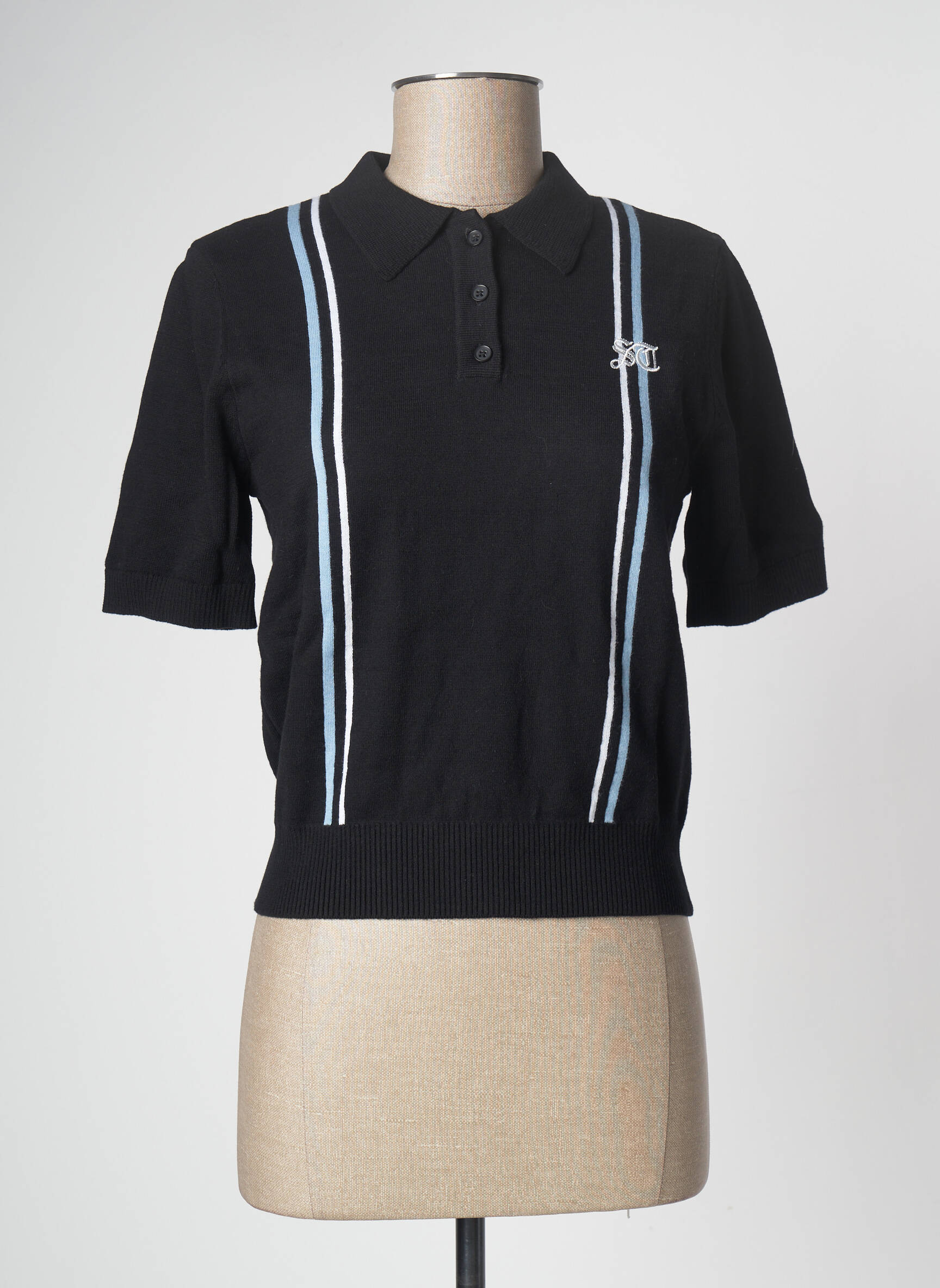 Polo juodas WASTED PARIS moteris