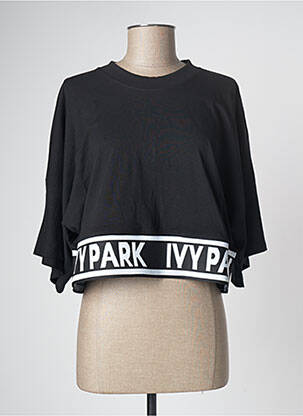 T-marškinys juodas IVY PARK moteris