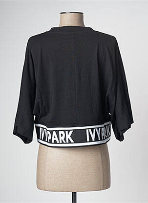 T-marškinys juodas IVY PARK moteris