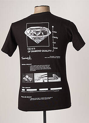 T-marškinys juodas DIAMOND SUPPLY CO vyras
