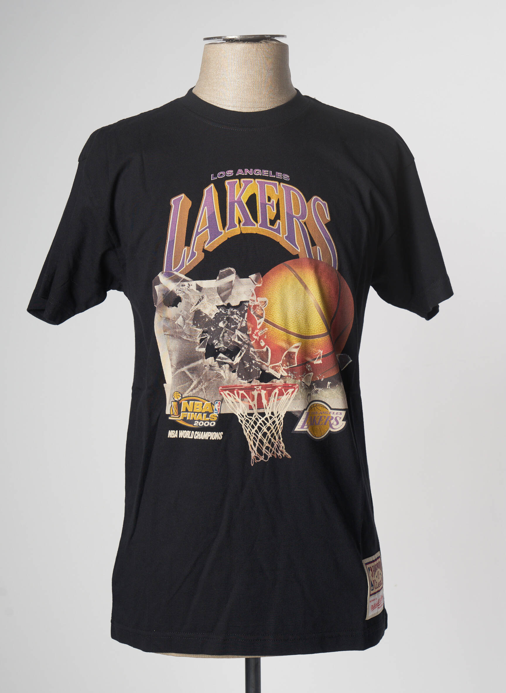 T-marškinys juodas MITCHELL & NESS vyras