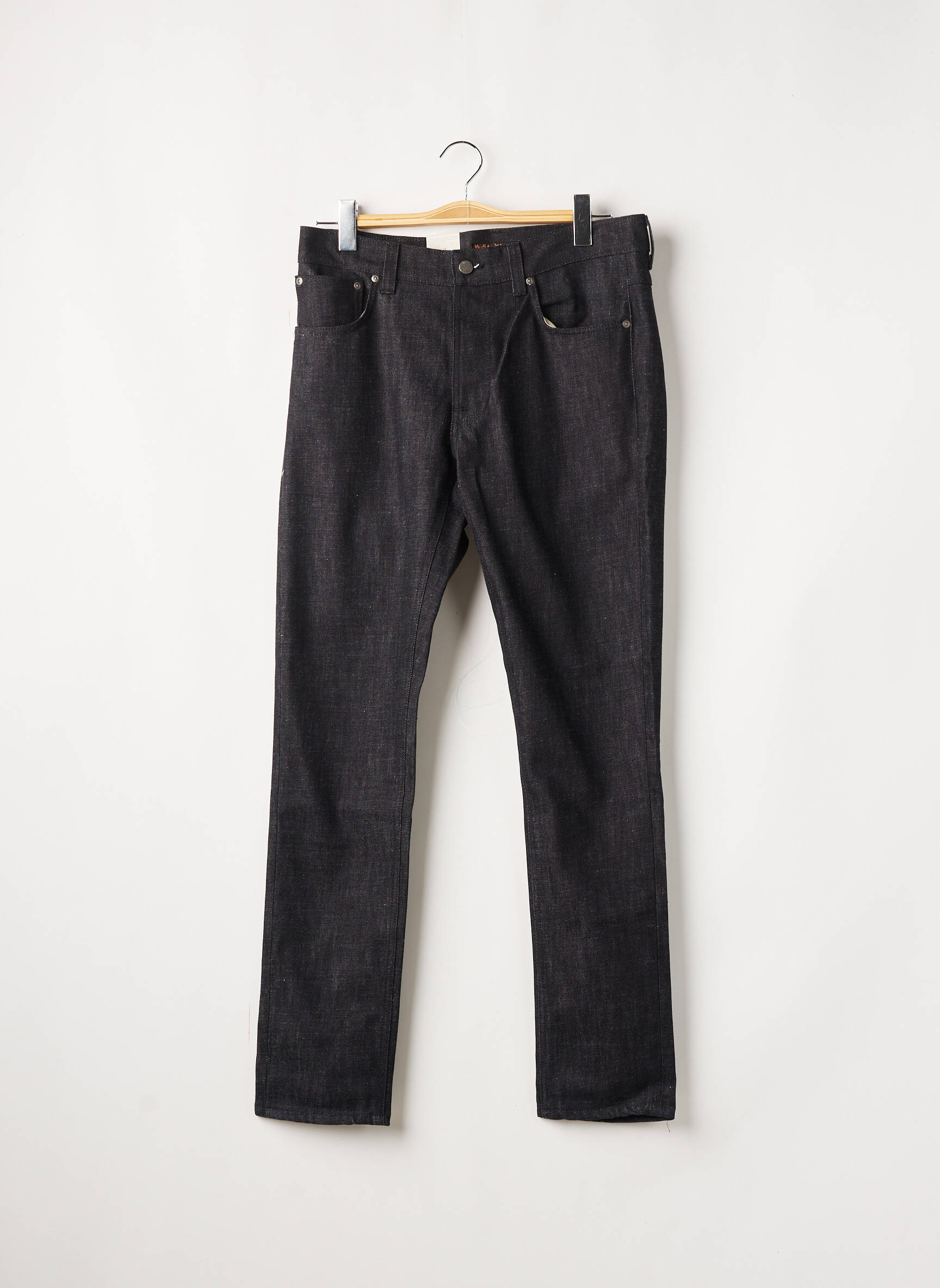 Lieknos džinsai juodas NUDIE JEANS CO vyras
