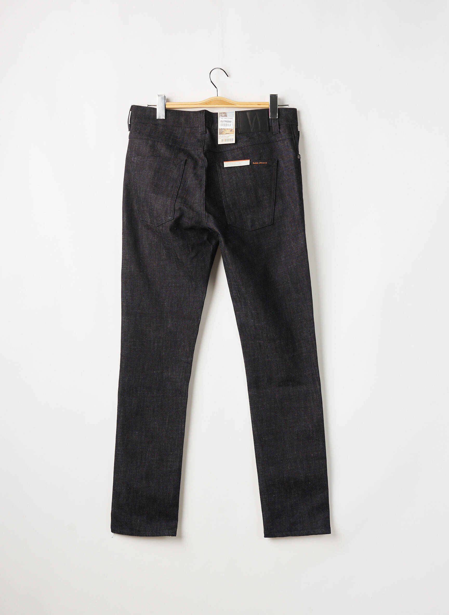 Lieknos džinsai juodas NUDIE JEANS CO vyras