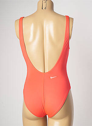 Vienos dalies maudymosi kostiumas raudona NIKE moteris