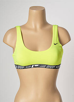 Maudymosi viršūnė geltona NIKE moteris