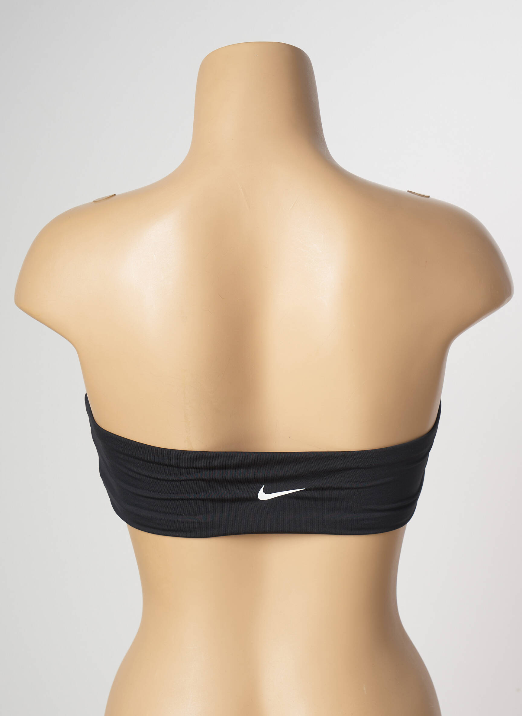 Dvivietis maudymosi kostiumėlis juodas NIKE moteris