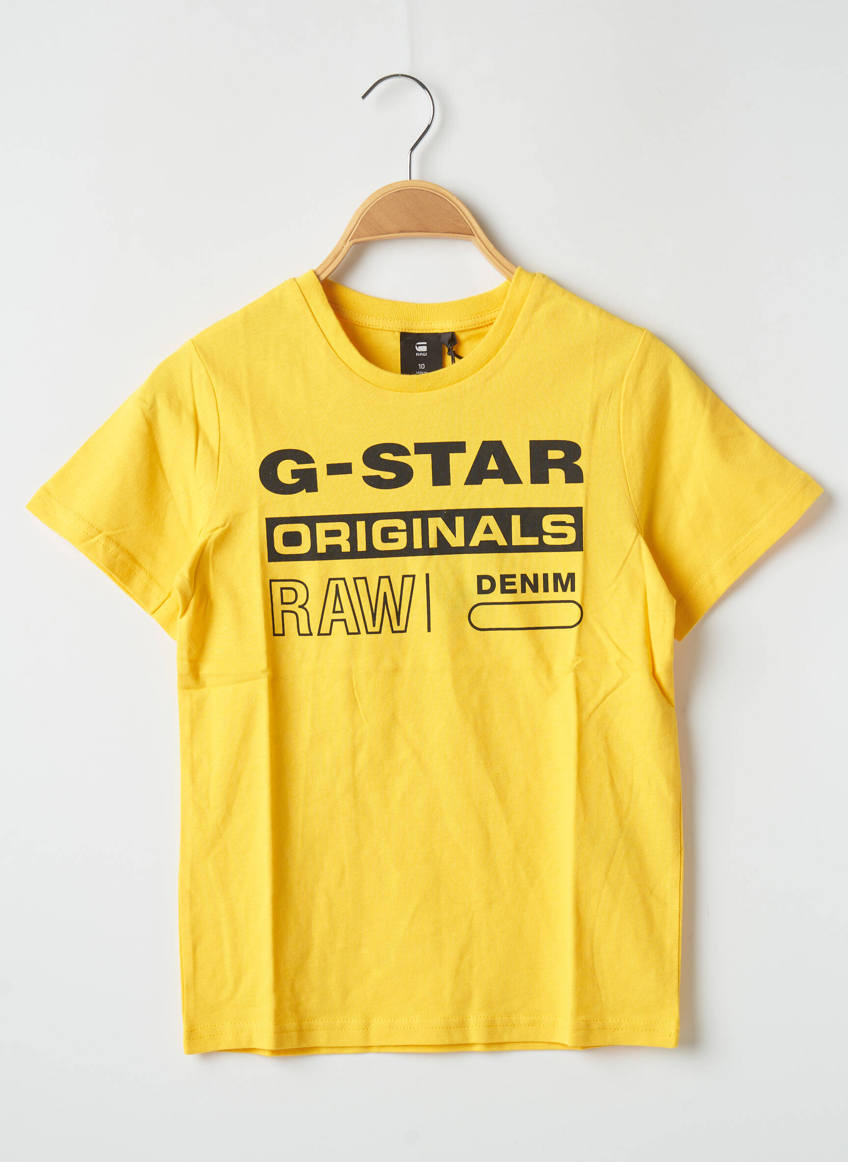 T-marškinys geltona G STAR berniukas