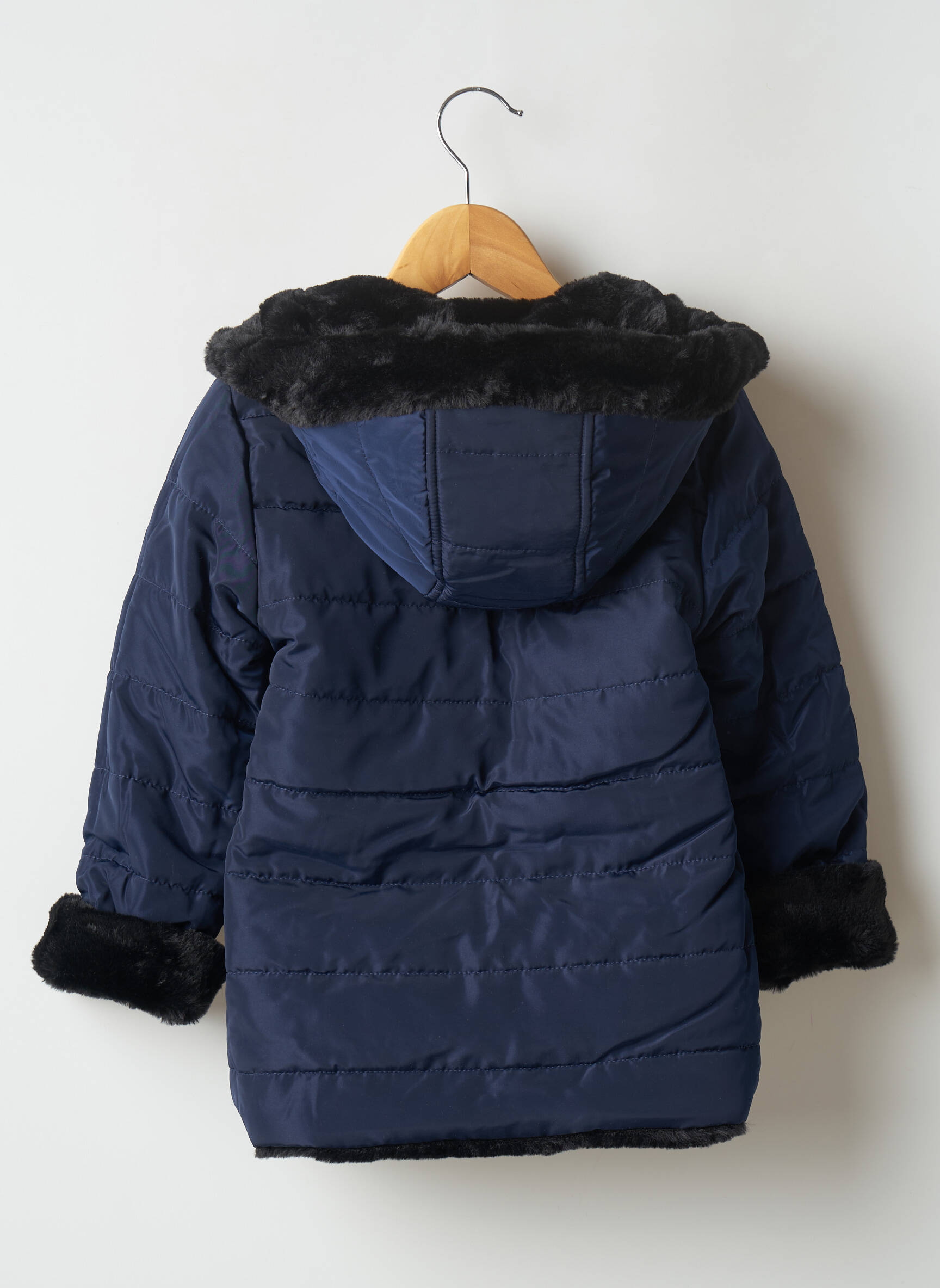 Parka juodas 3 POMMES mergina