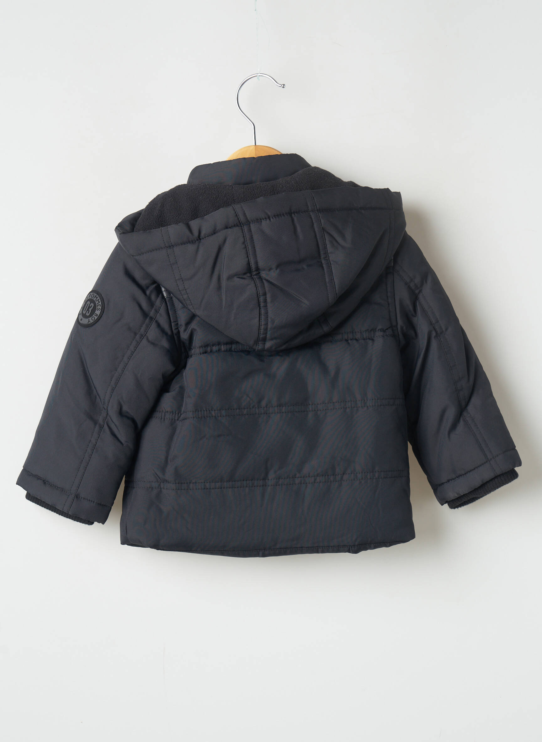Parka juodas 3 POMMES berniukas