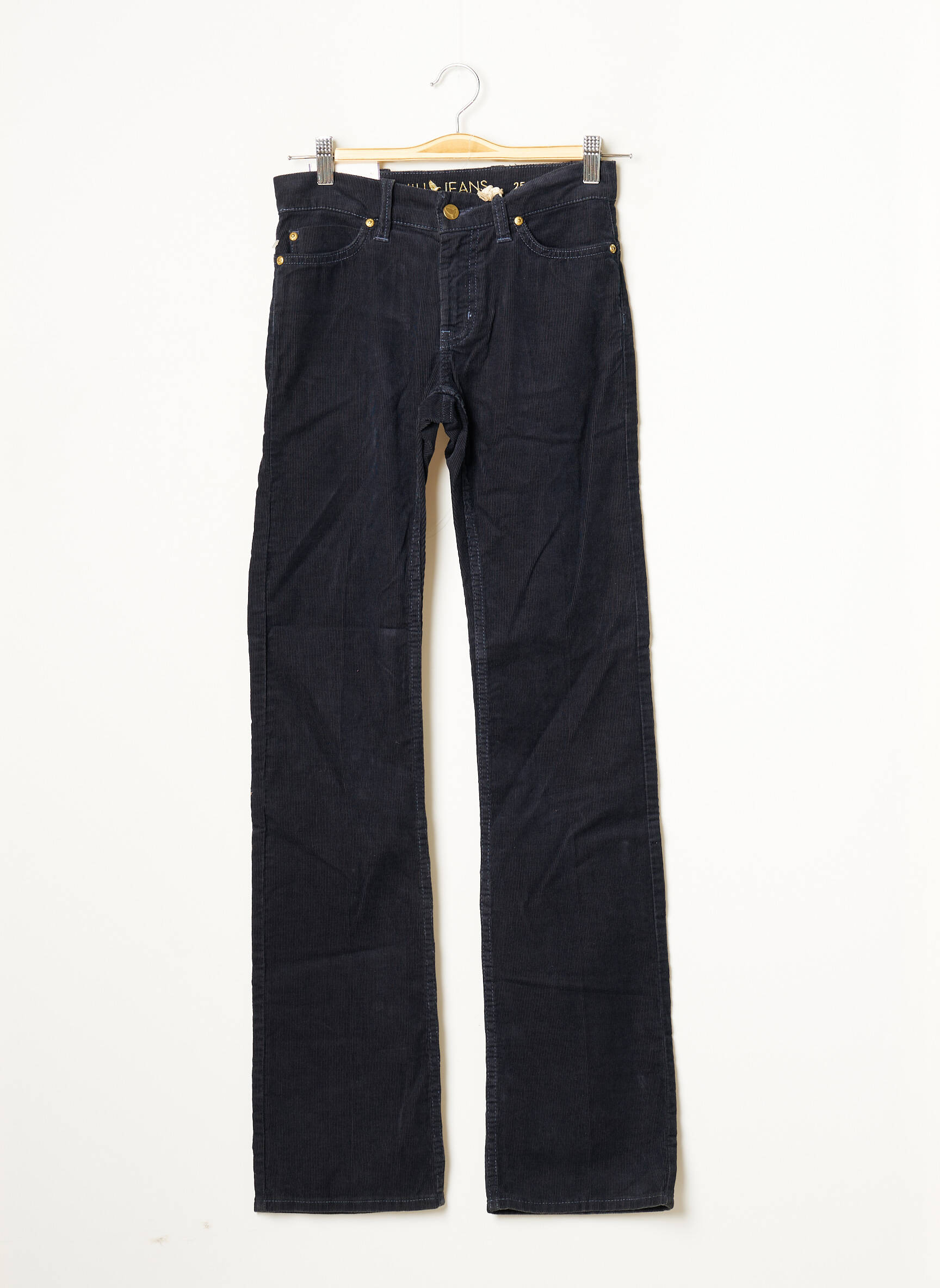 Tiesi kelnė uždarymas su užtrauktuku po mygtuku uždengimu normala dydis mėlyna MIH JEANS moteris