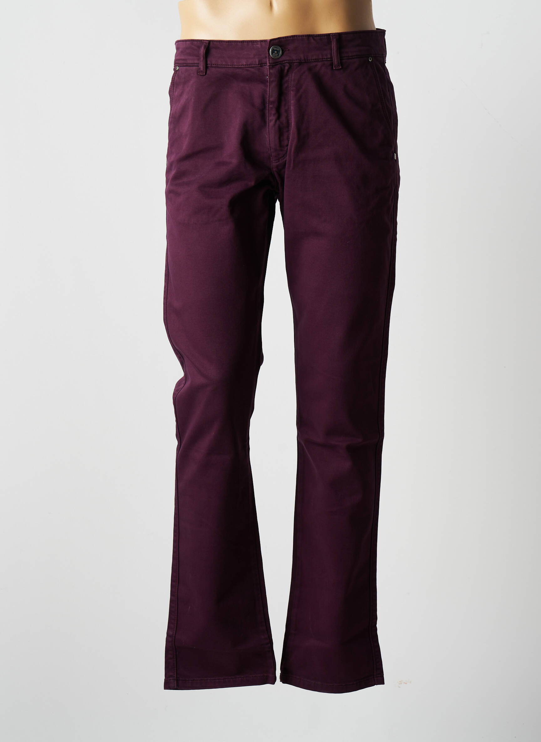 Chino kelnė tamprumas normala dydis violetinis VIRTUE vyras