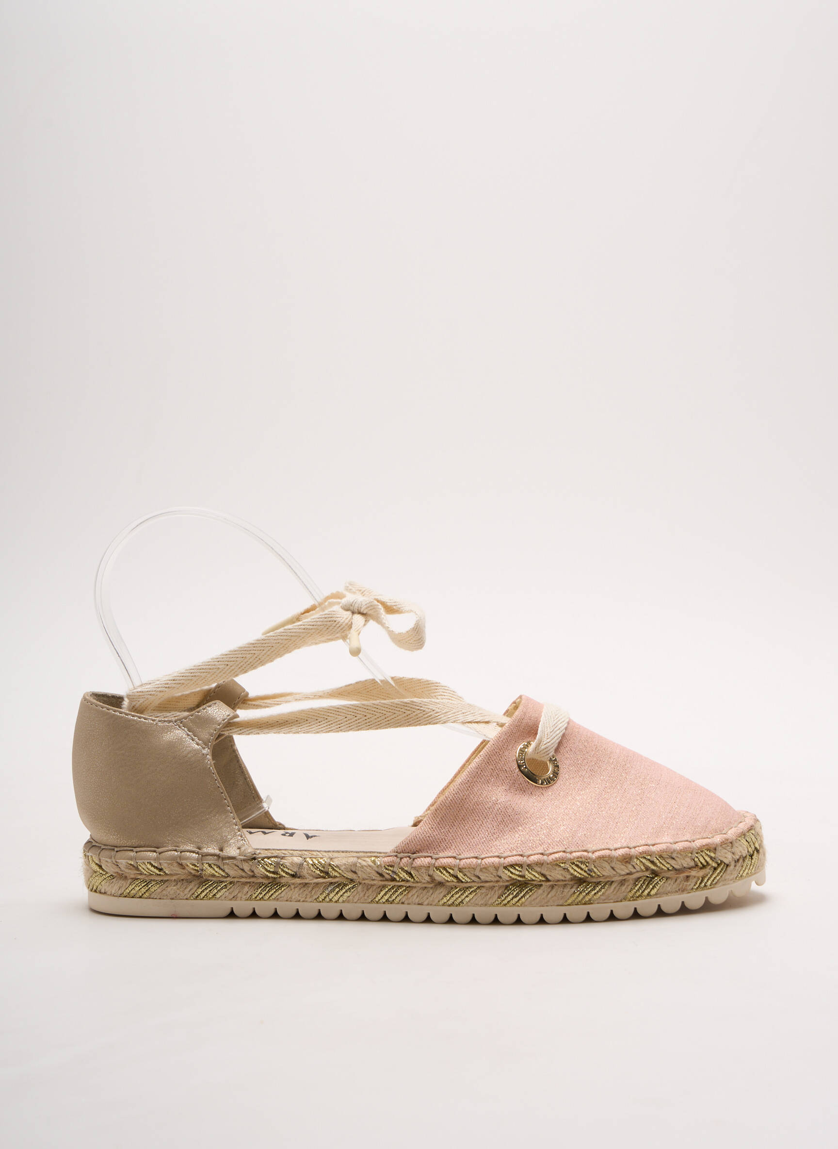 Espadrilės šnervių uždarymas plokščias kulnas iki 3 cm rožinė ARMISTICE moteris