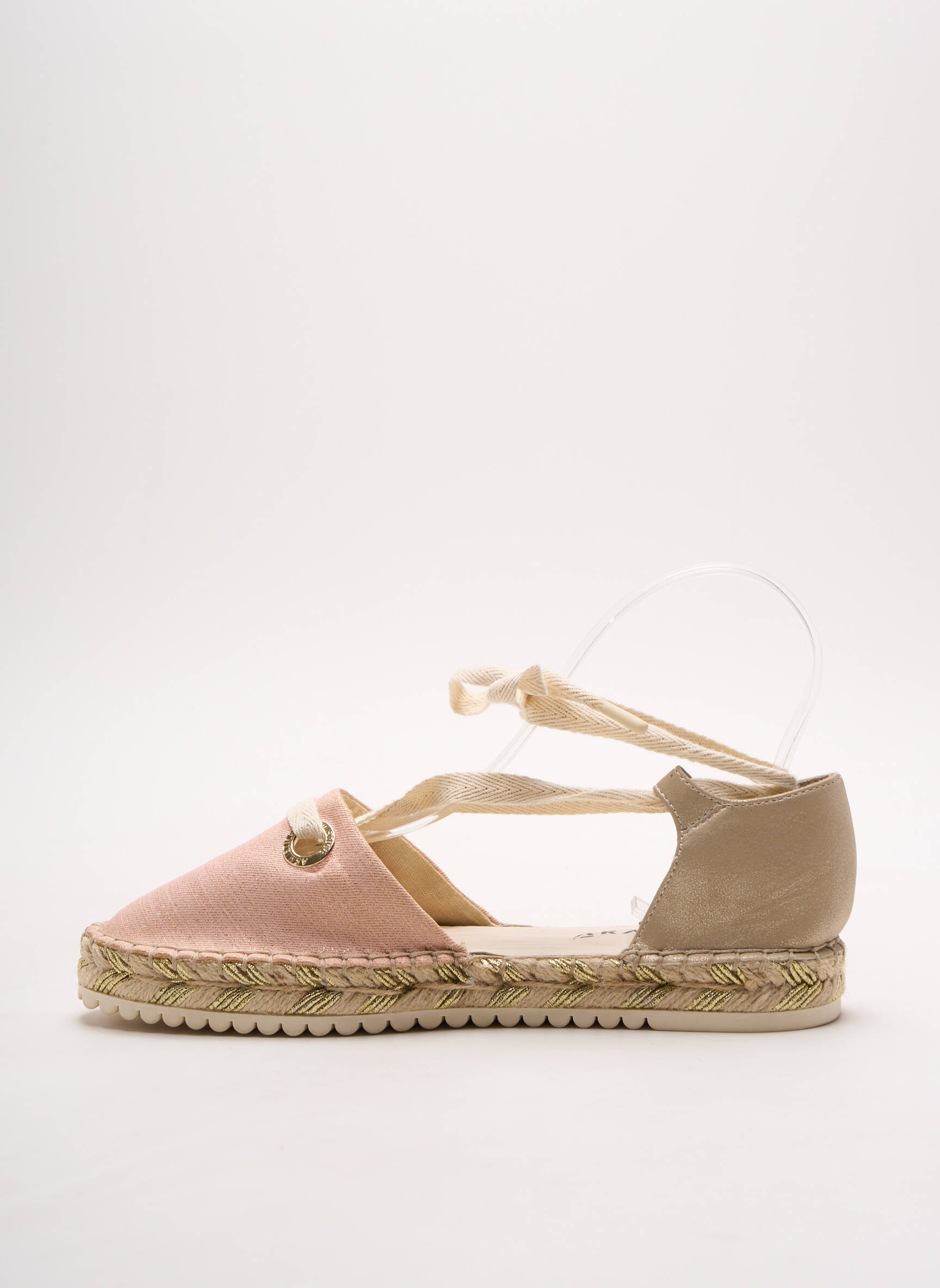 Espadrilės šnervių uždarymas plokščias kulnas iki 3 cm rožinė ARMISTICE moteris