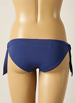 Maudymosi kelnaitės satino audinys bikini mėlyna SEAFOLLY moteris