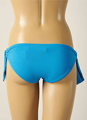 Maudymosi kelnaitės satino audinys bikini mėlyna SEAFOLLY moteris