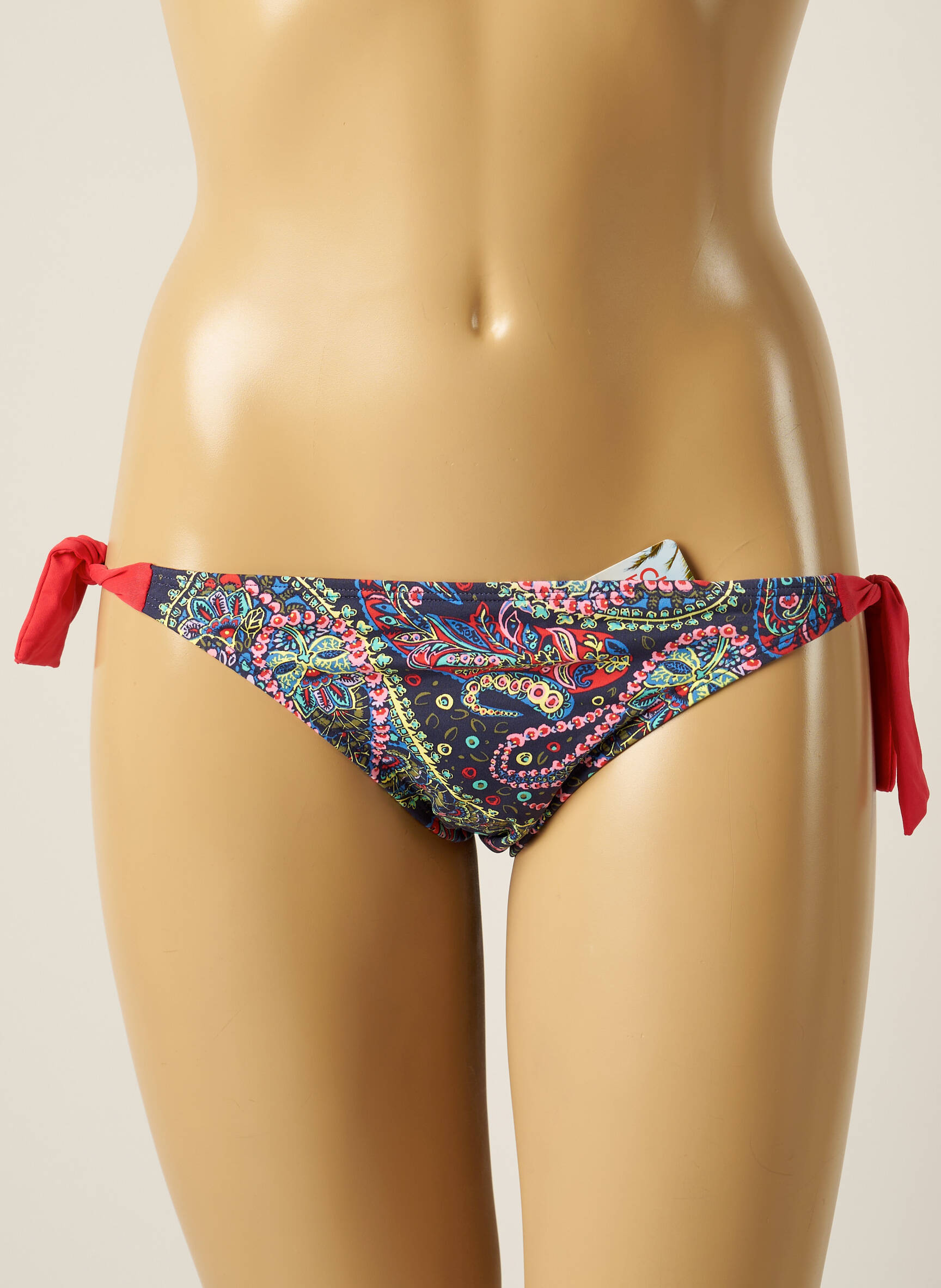 Maudymosi kelnaitės tamprumas bikini mėlyna CHERRY BEACH moteris