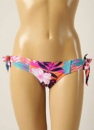 Maudymosi kelnaitės gėlių raštas bikini oranžinė SEAFOLLY moteris