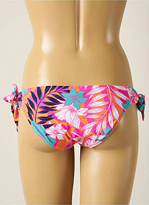 Maudymosi kelnaitės gėlių raštas bikini oranžinė SEAFOLLY moteris