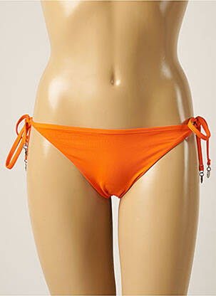 Maudymosi kelnaitės satino audinys bikini oranžinė SEAFOLLY moteris