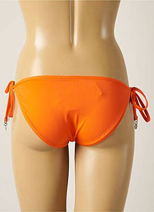 Maudymosi kelnaitės satino audinys bikini oranžinė SEAFOLLY moteris