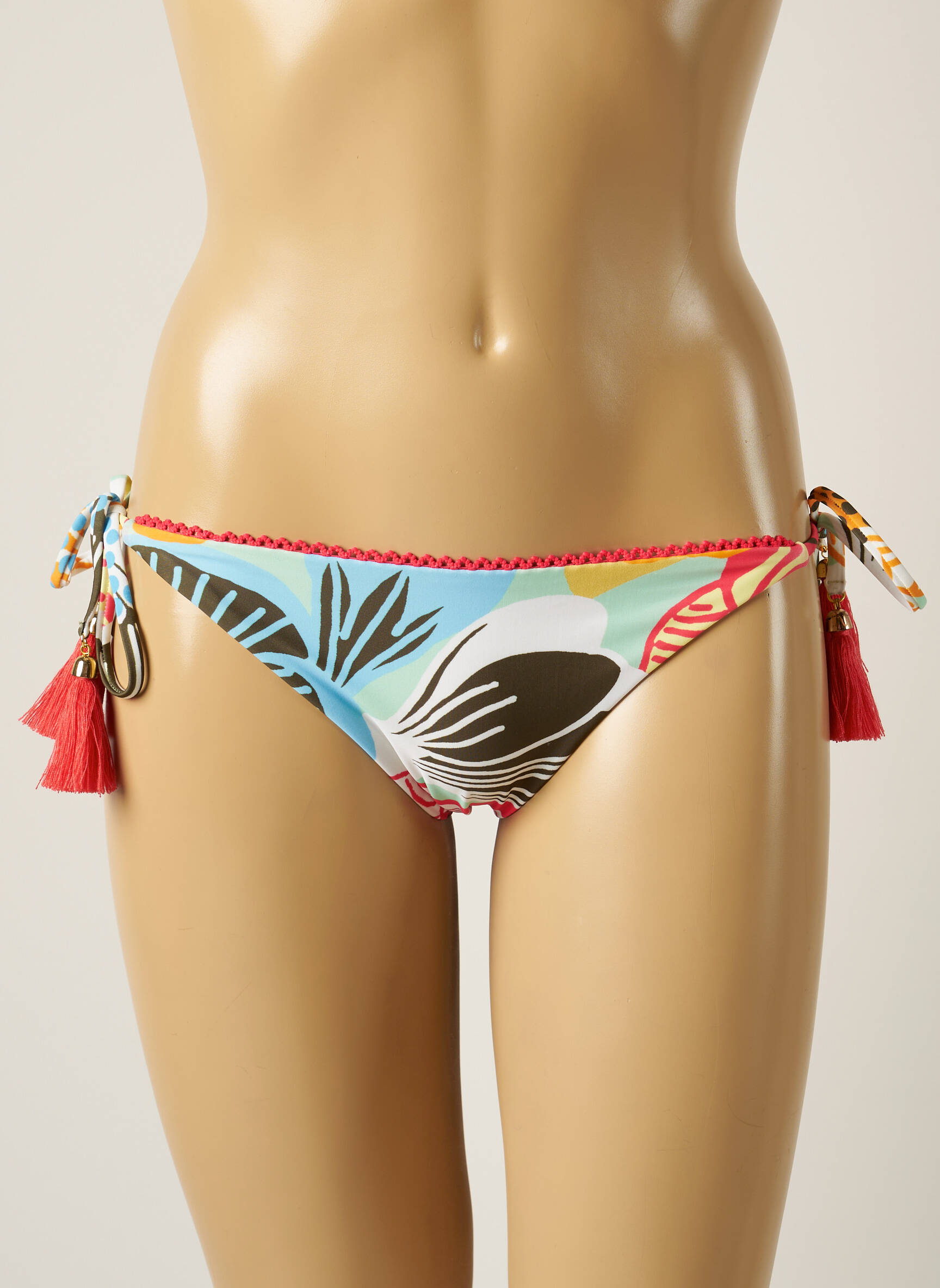 Maudymosi kelnaitės fantazijos raštas bikini mėlyna PIHA moteris