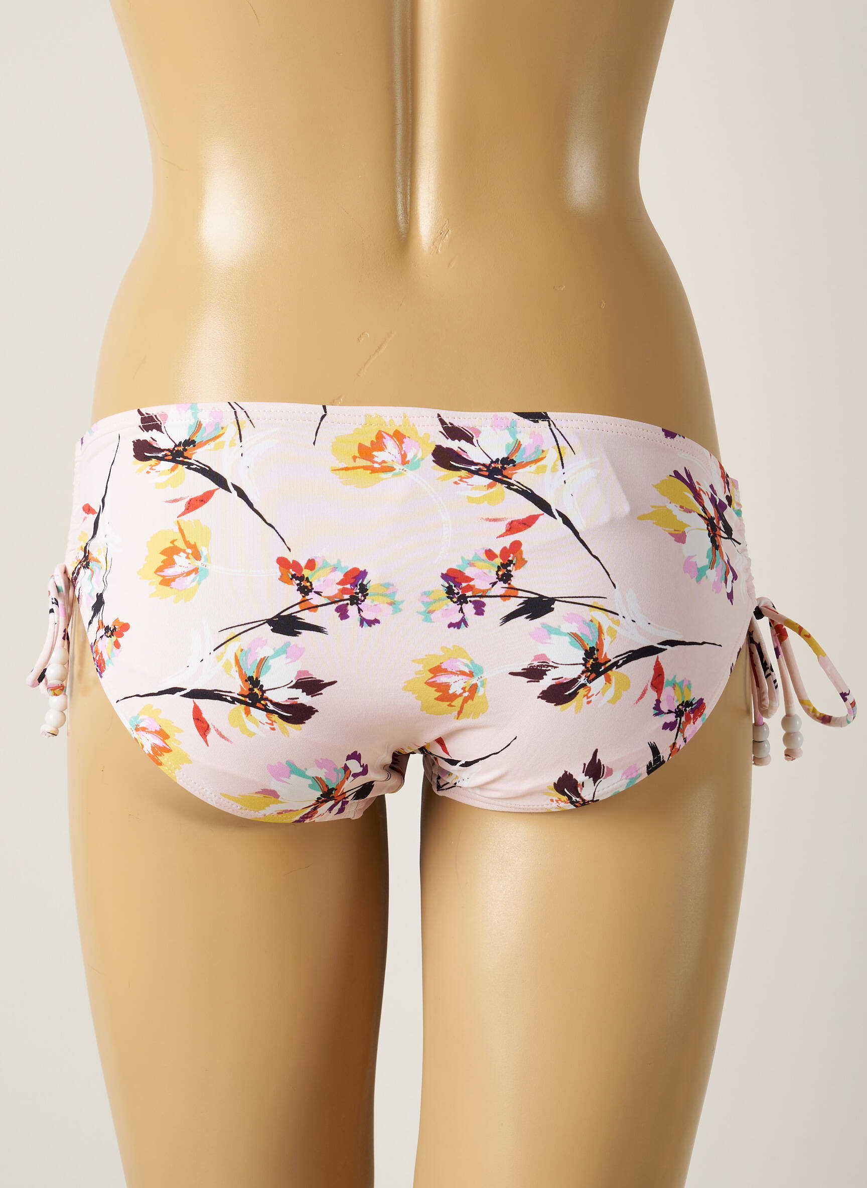 Maudymosi kelnaitės gėlių raštas bikini rožinė PIHA moteris