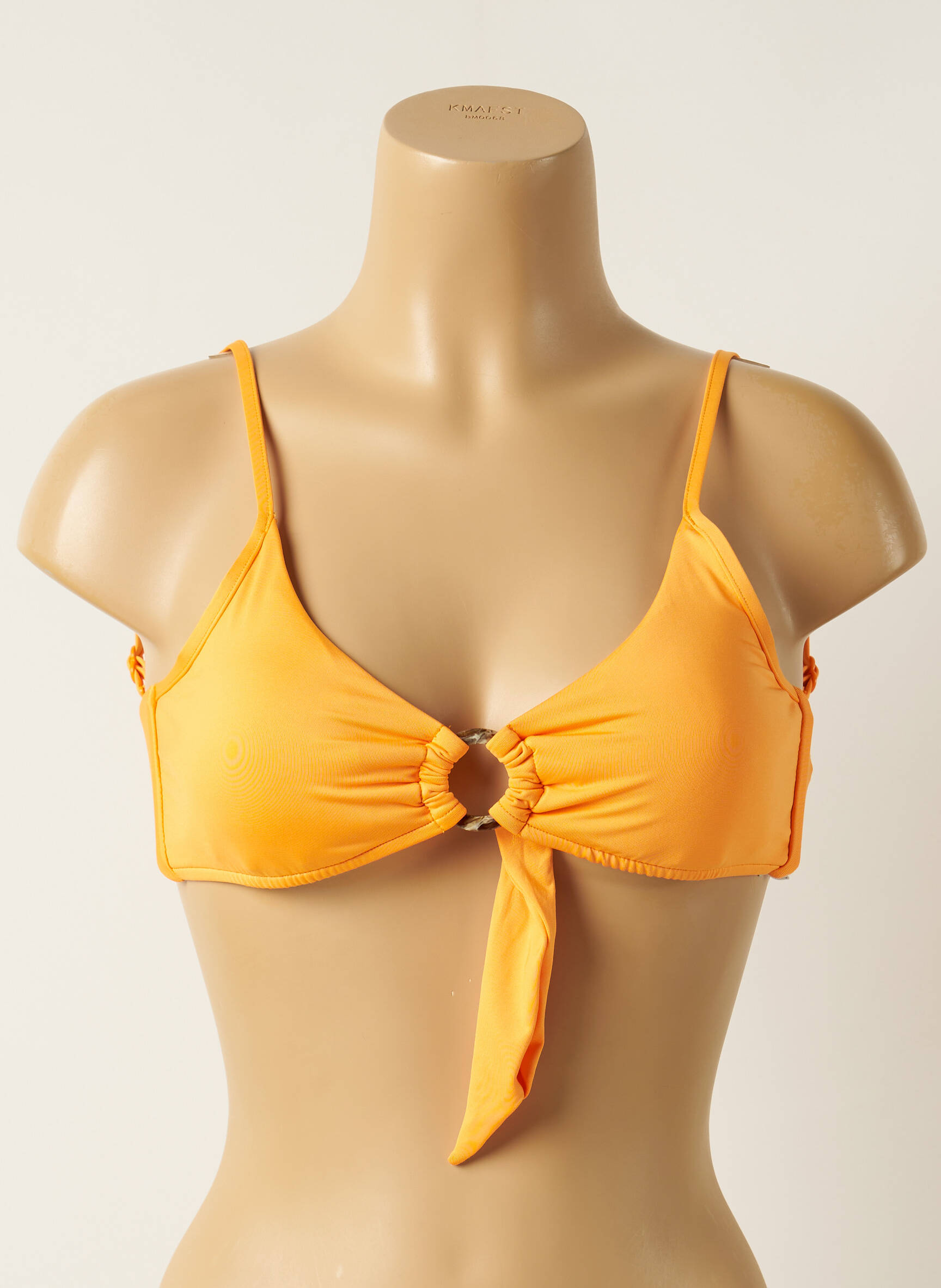 Maudymosi viršūnė tamprumas liemenėlė su išimamu putų paminkštinimu oranžinė SEAFOLLY moteris