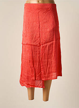 Pusilgis sijonas normala dydis raudona BAKKER MADE WITH LOVE moteris