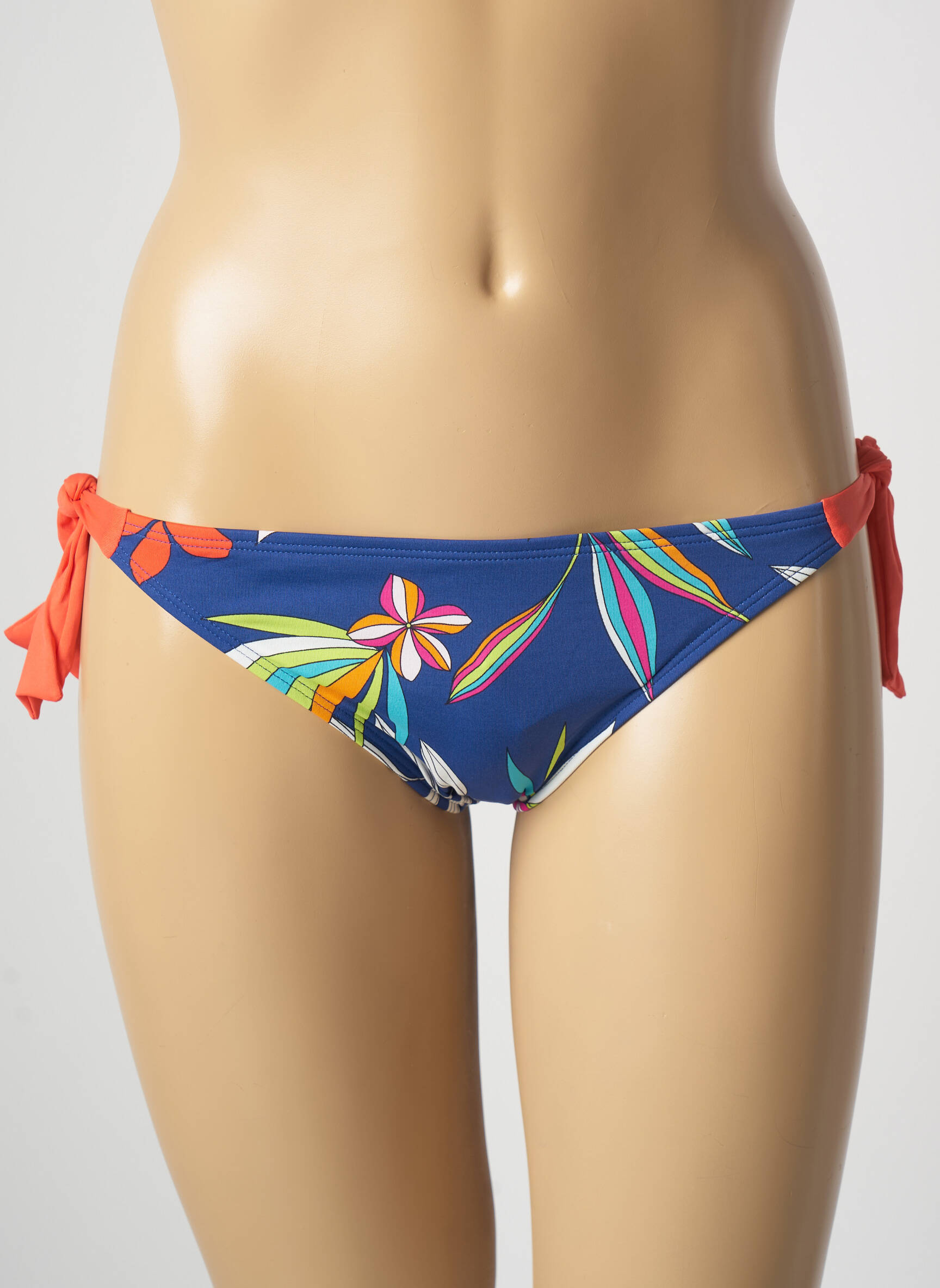 Maudymosi kelnaitės mikropluoštai bikini mėlyna CHERRY BEACH moteris