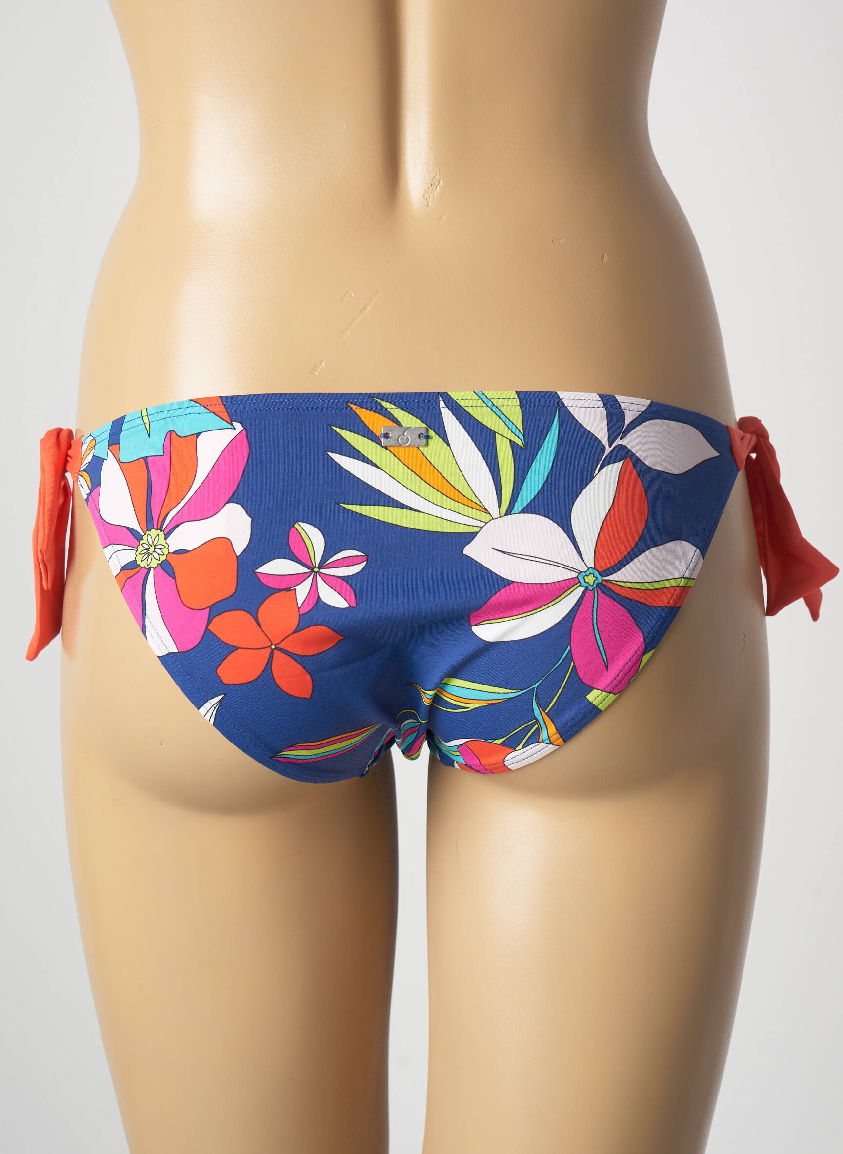 Maudymosi kelnaitės mikropluoštai bikini mėlyna CHERRY BEACH moteris