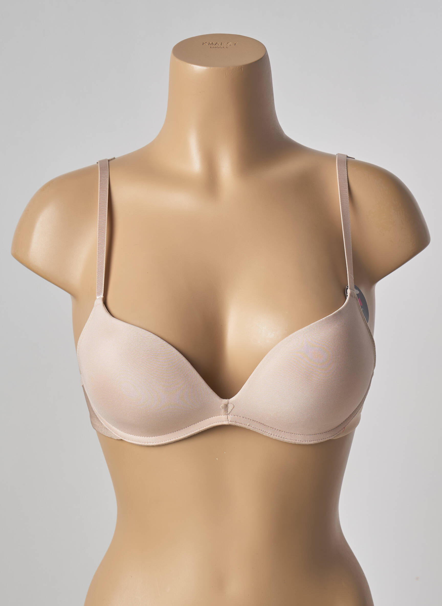 Liemenėlė be rėmo push-up liemenėlė su aukštu palaikymu kremas PASSIONATA moteris
