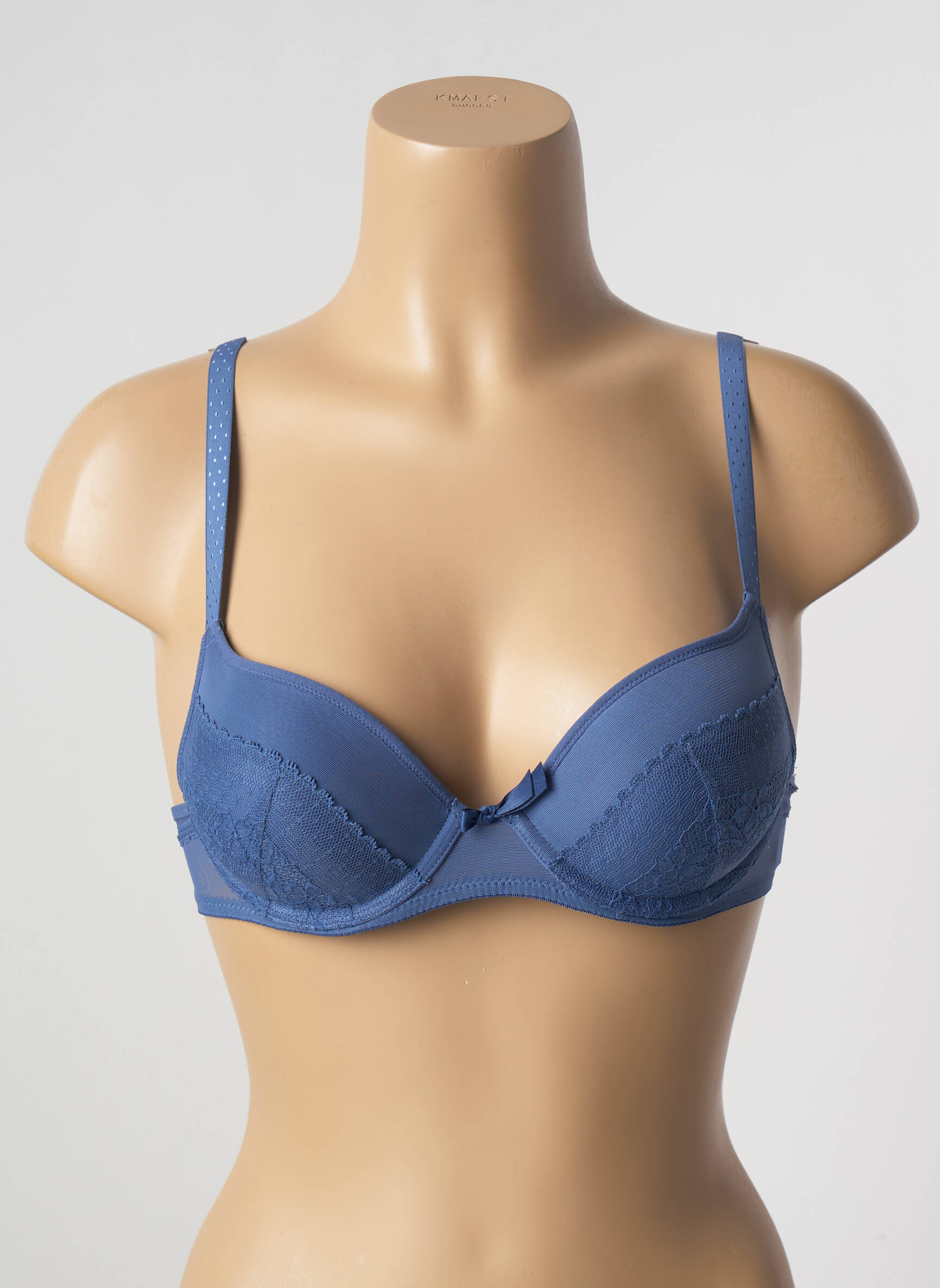 Liemenėlė push-up liemenėlė su aukštu palaikymu push-up liemenėlė su aukštu palaikymu mėlyna PASSIONATA moteris