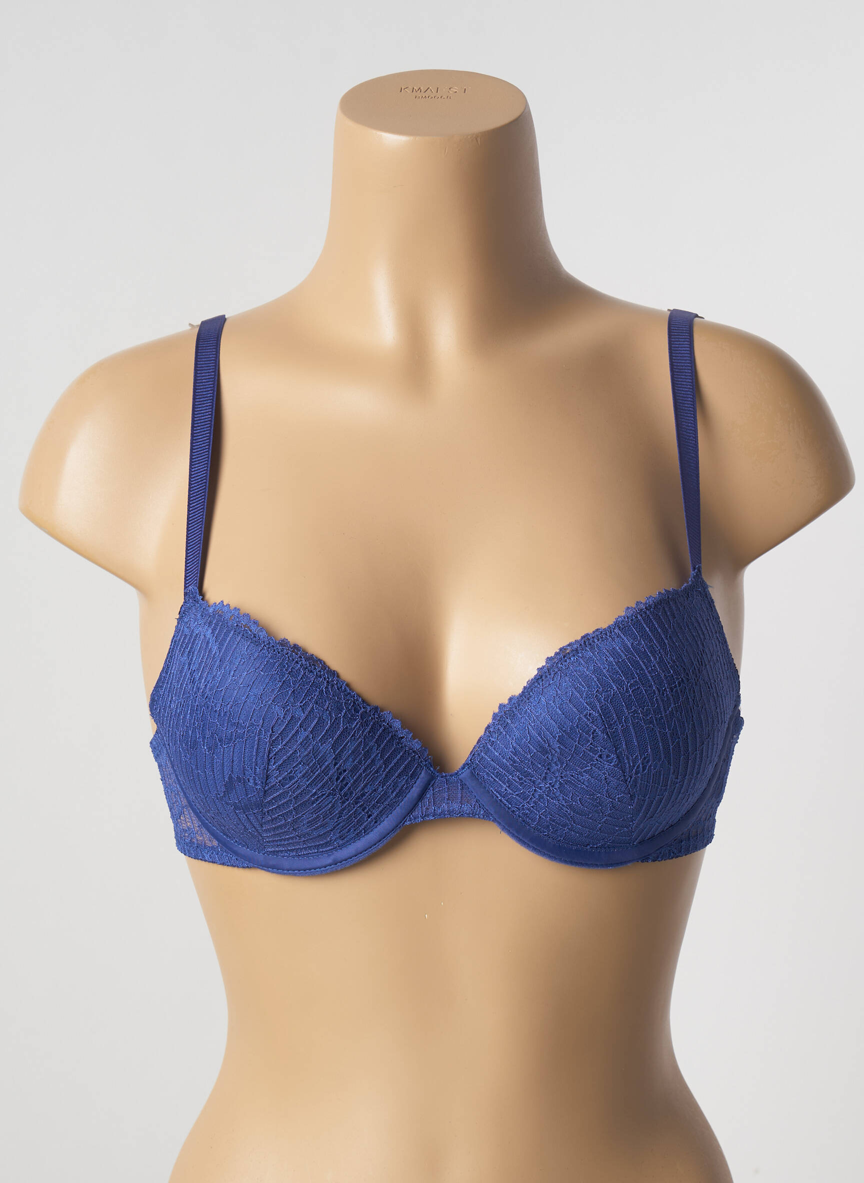 Liemenėlė push-up liemenėlė su aukštu palaikymu push-up liemenėlė su aukštu palaikymu mėlyna PASSIONATA moteris