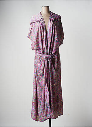 Kimono striukė sklandi forma violetinis PURPLE QUEEN moteris