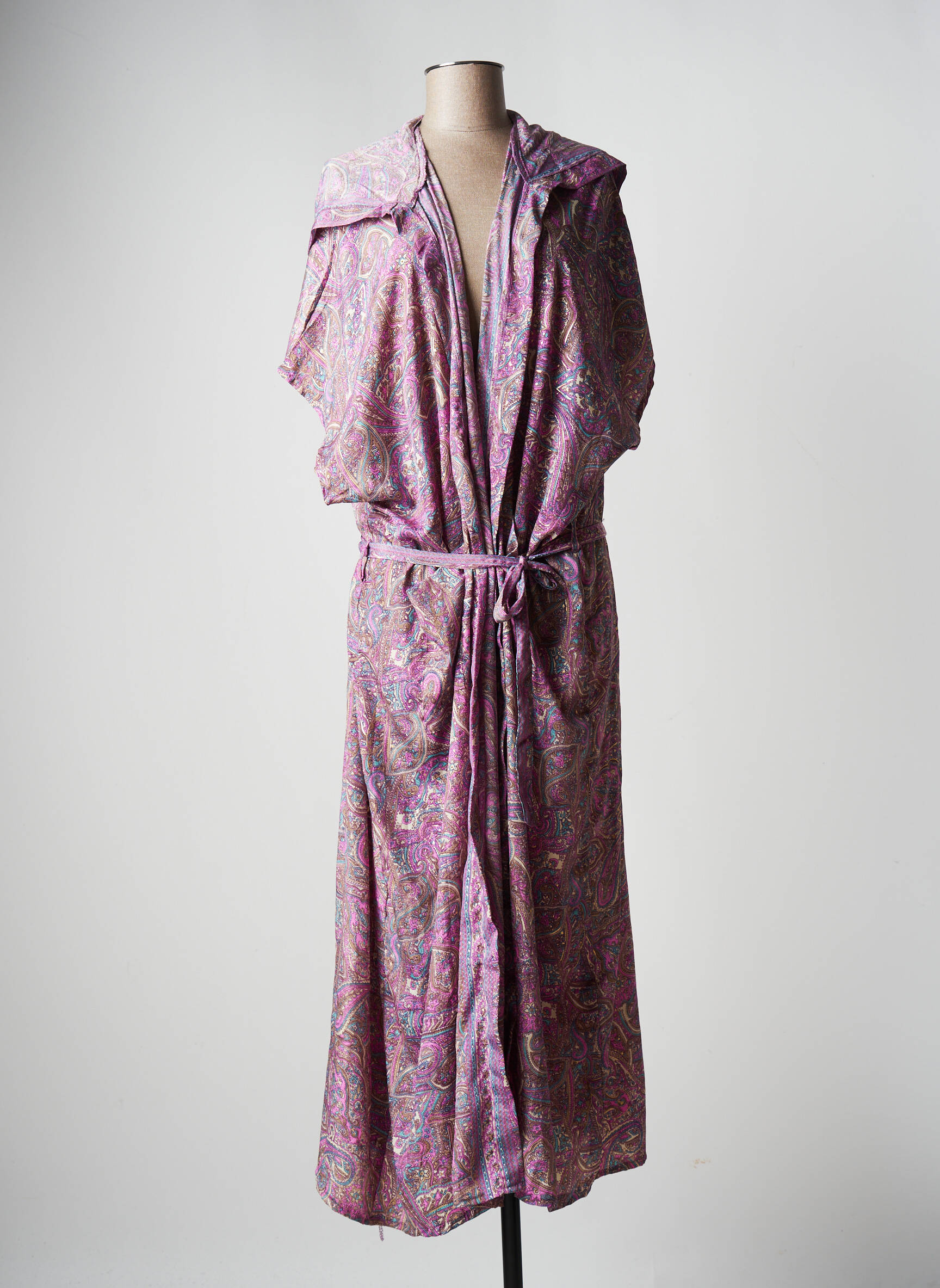 Kimono striukė sklandi forma violetinis PURPLE QUEEN moteris