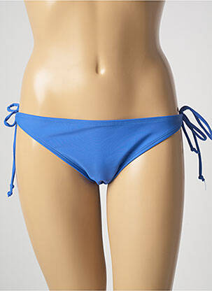 Maudymosi kelnaitės satino audinys bikini mėlyna SUN PROJECT moteris