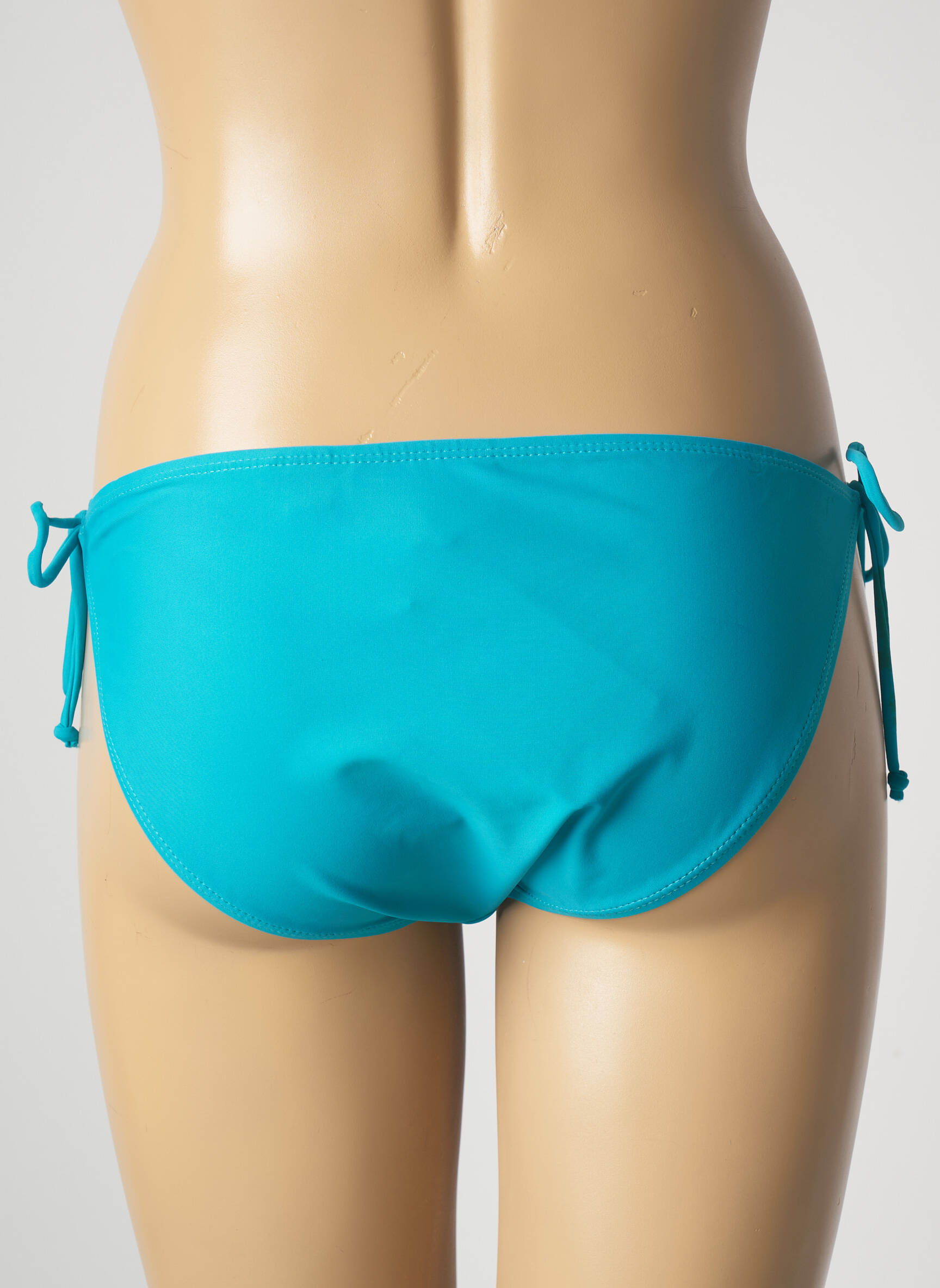 Maudymosi kelnaitės satino audinys bikini mėlyna SUN PROJECT moteris