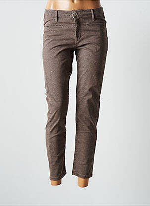 7/8 kelnės tamprumas normala dydis rudas DENIM STUDIO moteris