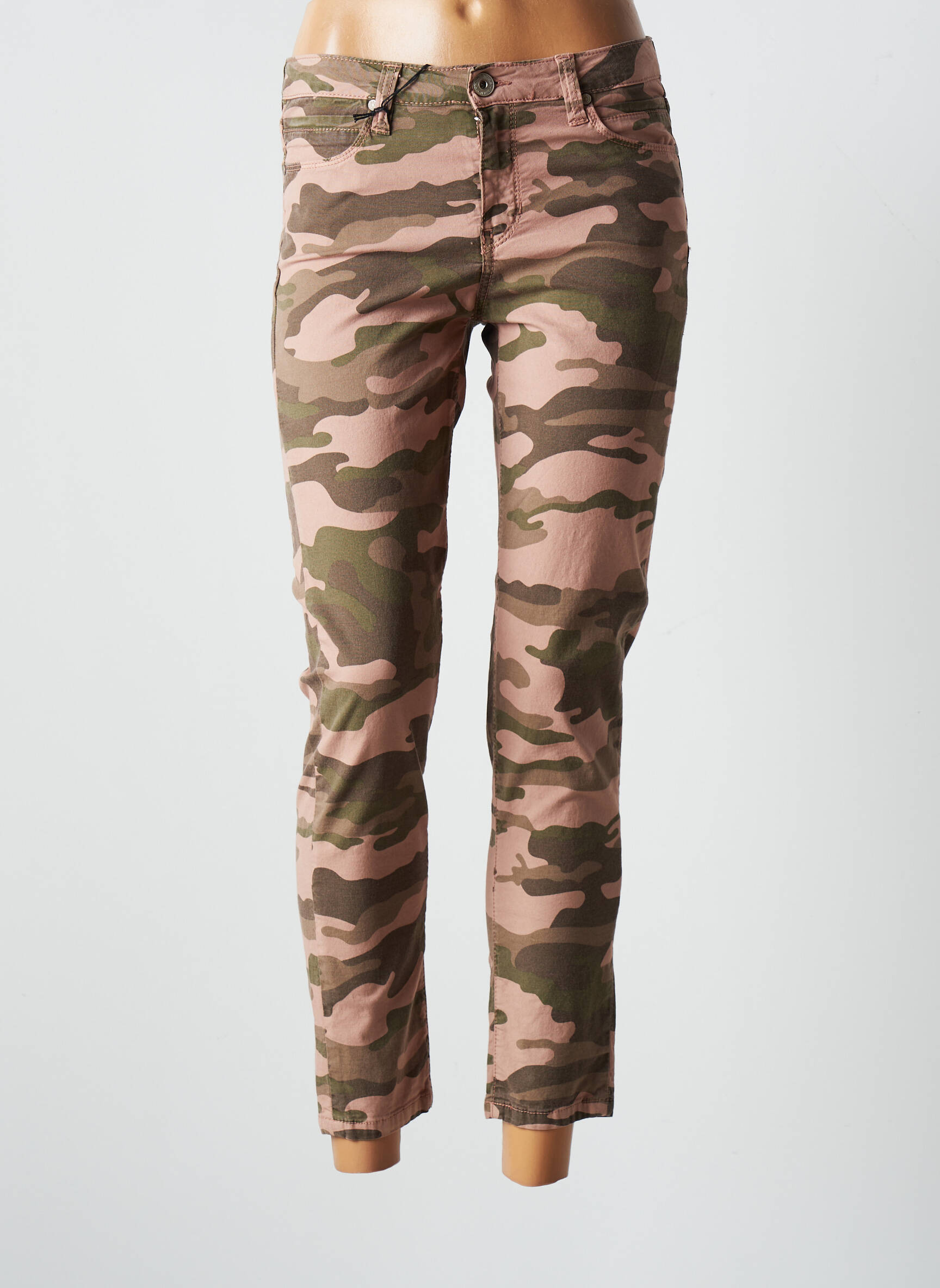 7/8 kelnės tamprumas normala dydis rožinė DENIM STUDIO moteris